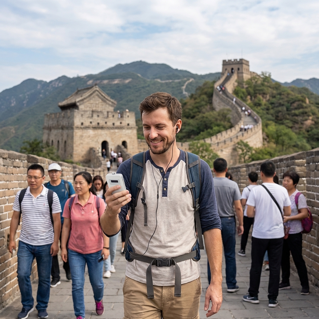 游客的靠谱无线导游设备