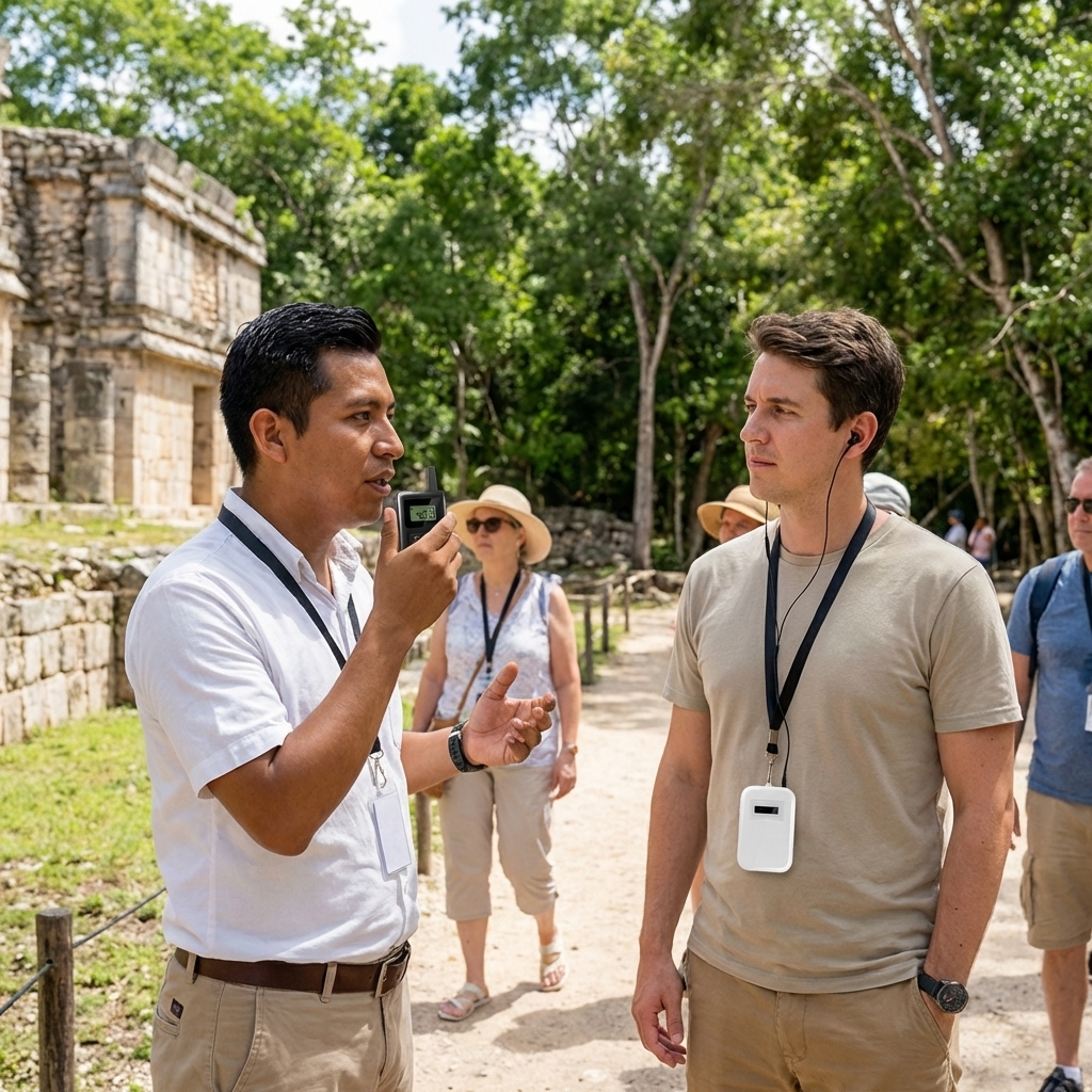 高续航无线导览设备